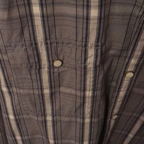 Club Monaco Plaid Button Down Men's size Large - Picture 4 of 5